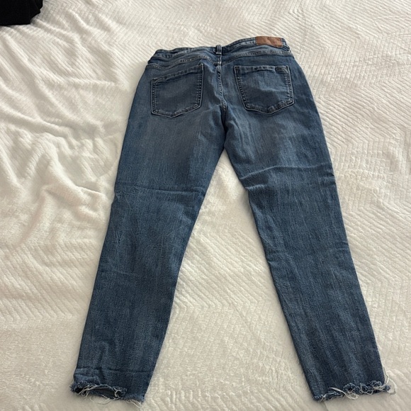 Zara Dark Blue Ankle Jeans - Picture 4 of 7